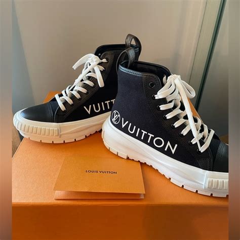 louis vuitton squad sneaker boot|louis vuitton fuzzy boots.